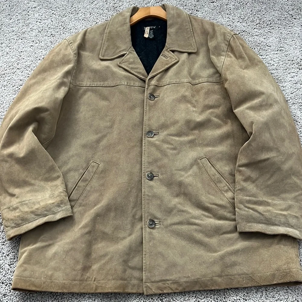 J. Crew Suede Car Coat